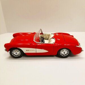 🚗1952 Chevrolet Corvette Convertible Red Vintage Collectible Diecast Car Model!